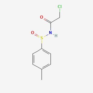 molecular formula C9H10ClNO2S B14183996 Acetamide, 2-chloro-N-[(4-methylphenyl)sulfinyl]- CAS No. 847980-35-2