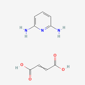 molecular formula C9H11N3O4 B14183998 But-2-enedioic acid;pyridine-2,6-diamine CAS No. 928792-39-6