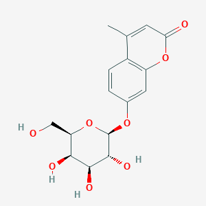 molecular formula C16H18O8 B014184 4-Methylumbelliferyl-galactopyranoside CAS No. 6160-78-7