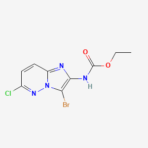 Ethyl (3-bromo-6-chloroimidazo[1,2-b]pyridazin-2-yl)carbamate