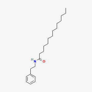 molecular formula C22H37NO B14184151 N-(2-Phenylethyl)tetradecanamide CAS No. 858481-62-6