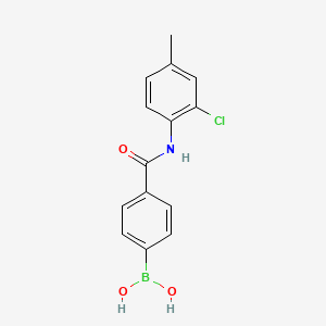 (4-((2-Chloro-4-methylphenyl)carbamoyl)phenyl)boronic acid