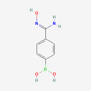 4-(N'-Hydroxycarbamimidoyl)phenylboronic acid