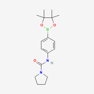 N-(4-(4,4,5,5-Tetramethyl-1,3,2-dioxaborolan-2-yl)phenyl)pyrrolidine-1-carboxamide