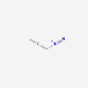 molecular formula C3H3N2+ B14184299 Propadiene-1-diazonium CAS No. 918108-28-8