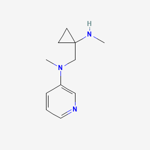 molecular formula C11H17N3 B14184313 n-Methyl-n-{[1-(methylamino)cyclopropyl]methyl}pyridin-3-amine CAS No. 922337-48-2