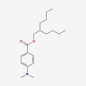 molecular formula C19H31NO2 B14184319 2-Butylhexyl 4-(dimethylamino)benzoate CAS No. 926935-30-0
