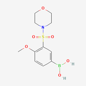 (4-Methoxy-3-(morpholinosulfonyl)phenyl)boronic acid