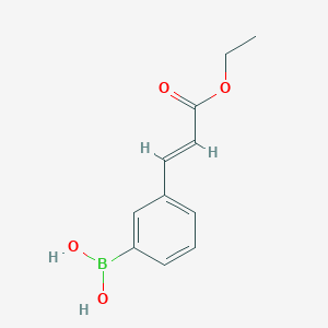 (E)-(3-(3-Ethoxy-3-oxoprop-1-en-1-yl)phenyl)boronic acid
