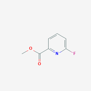 molecular formula C7H6FNO2 B1418445 6-氟吡啶甲酸甲酯 CAS No. 455-71-0