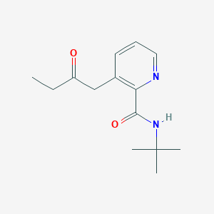 molecular formula C14H20N2O2 B14184453 N-tert-Butyl-3-(2-oxobutyl)pyridine-2-carboxamide CAS No. 922527-12-6