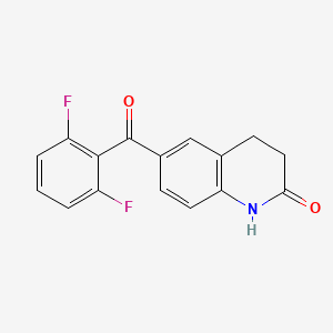 6-(2,6-Difluorobenzoyl)-1,2,3,4-tetrahydroquinolin-2-one