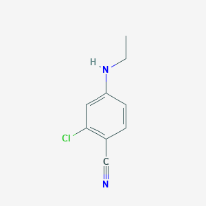molecular formula C9H9ClN2 B1418449 2-Chloro-4-(ethylamino)benzonitrile CAS No. 1097793-74-2