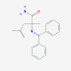 molecular formula C20H22N2O B14184529 N~2~-(Diphenylmethylidene)-2-methyl-4-methylidenenorvalinamide CAS No. 922704-84-5