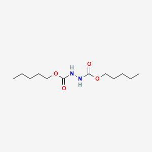 molecular formula C12H24N2O4 B14184599 Dipentyl hydrazine-1,2-dicarboxylate CAS No. 928707-13-5