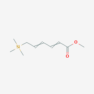 molecular formula C10H18O2Si B14184615 Methyl 6-(trimethylsilyl)hexa-2,4-dienoate CAS No. 920504-55-8
