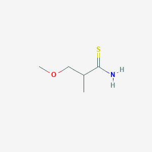 molecular formula C5H11NOS B1418463 3-Methoxy-2-methylpropanethioamide CAS No. 1099678-65-5