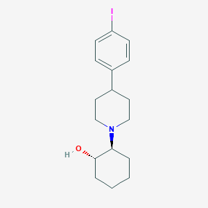 molecular formula C17H24INO B14184634 (1S,2S)-2-[4-(4-Iodophenyl)piperidin-1-yl]cyclohexan-1-ol CAS No. 839730-49-3