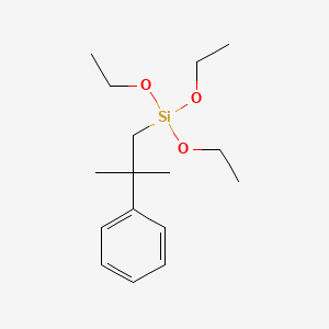 molecular formula C16H28O3Si B14184657 Triethoxy(2-methyl-2-phenylpropyl)silane CAS No. 917878-19-4