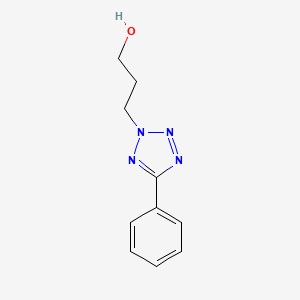 molecular formula C10H12N4O B1418467 3-(5-phenyl-2H-1,2,3,4-tetrazol-2-yl)propan-1-ol CAS No. 1153022-33-3