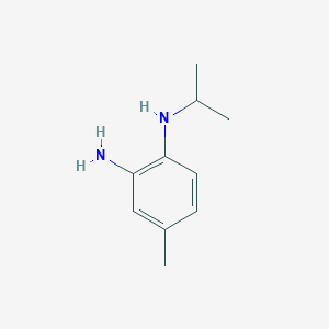 molecular formula C10H16N2 B1418470 4-methyl-1-N-(propan-2-yl)benzene-1,2-diamine CAS No. 1097810-17-7