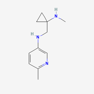 molecular formula C11H17N3 B14184718 6-Methyl-n-{[1-(methylamino)cyclopropyl]methyl}pyridin-3-amine CAS No. 922337-55-1