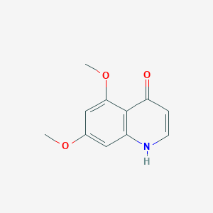 molecular formula C11H11NO3 B1418483 5,7-Dimethoxy-1,4-dihydroquinolin-4-one CAS No. 190516-88-2