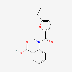 molecular formula C15H15NO4 B1418485 2-(N-methyl5-ethylfuran-2-amido)benzoic acid CAS No. 1099164-53-0