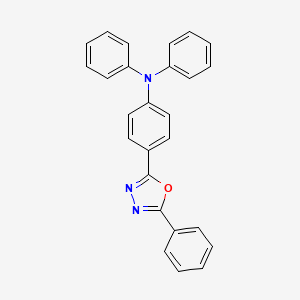 molecular formula C26H19N3O B14184900 N,N-Diphenyl-4-(5-phenyl-1,3,4-oxadiazol-2-yl)aniline CAS No. 878208-46-9