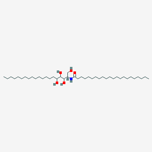 molecular formula C42H85NO5 B14184909 N-(1,3,4,5-Tetrahydroxyicosan-2-YL)docosanamide CAS No. 923012-44-6