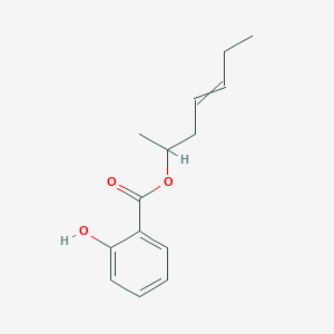 molecular formula C14H18O3 B14184924 hept-4-en-2-yl 2-hydroxybenzoate CAS No. 873888-85-8