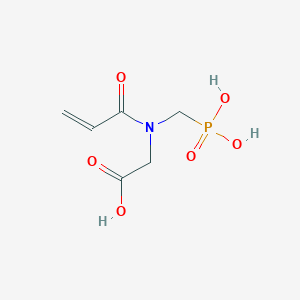 molecular formula C6H10NO6P B14184961 n-Acryloyl-n-(phosphonomethyl)glycine CAS No. 927907-82-2