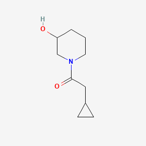 2-Cyclopropyl-1-(3-hydroxy-piperidin-1-yl)-ethanone
