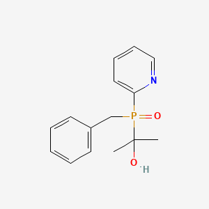 molecular formula C15H18NO2P B14185014 2-[Benzyl(pyridin-2-yl)phosphoryl]propan-2-ol CAS No. 917752-97-7