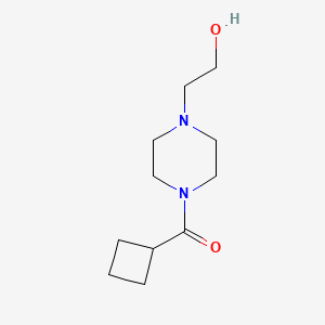 molecular formula C11H20N2O2 B1418502 2-(4-环丁烷羰基哌嗪-1-基)乙醇 CAS No. 1155608-91-5
