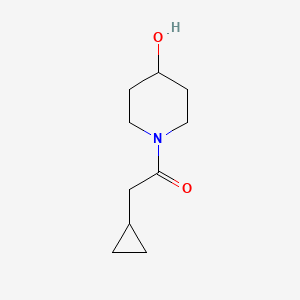 2-Cyclopropyl-1-(4-hydroxy-piperidin-1-yl)-ethanone