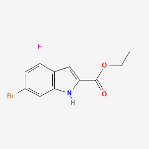 ethyl 6-bromo-4-fluoro-1H-indole-2-carboxylate