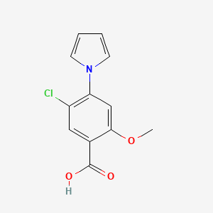 5-chloro-2-methoxy-4-(1H-pyrrol-1-yl)benzoic acid