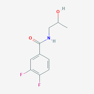 molecular formula C10H11F2NO2 B1418516 3,4-Difluoro-N-(2-hydroxypropyl)benzamide CAS No. 1156264-10-6