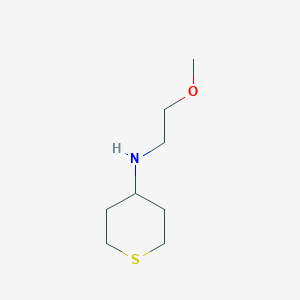 molecular formula C8H17NOS B1418524 N-(2-methoxyethyl)thian-4-amine CAS No. 1153348-65-2