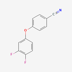 molecular formula C13H7F2NO B1418537 4-(3,4-Difluorophenoxy)benzonitrile CAS No. 1092841-52-5