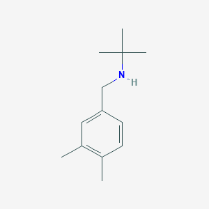 molecular formula C13H21N B1418539 Tert-butyl[(3,4-dimethylphenyl)methyl]amine CAS No. 1155171-58-6