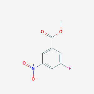 molecular formula C8H6FNO4 B1418567 Methyl 3-fluoro-5-nitrobenzoate CAS No. 883987-72-2