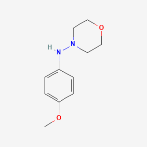 molecular formula C11H16N2O2 B14185712 N-(4-Methoxyphenyl)morpholin-4-amine CAS No. 851609-62-6
