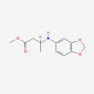 methyl 3-[(2H-1,3-benzodioxol-5-yl)amino]butanoate