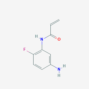 molecular formula C9H9FN2O B1418576 N-(5-amino-2-fluorophenyl)prop-2-enamide CAS No. 1153543-03-3