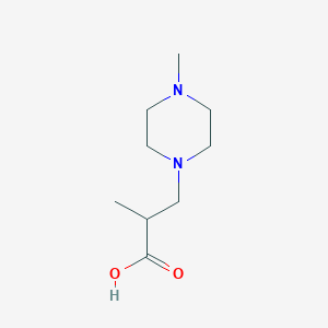 2-Methyl-3-(4-methylpiperazin-1-yl)propanoic acid