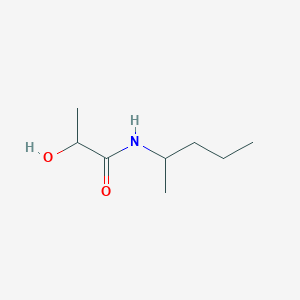 molecular formula C8H17NO2 B1418598 2-hydroxy-N-(pentan-2-yl)propanamide CAS No. 1153455-58-3