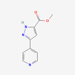 molecular formula C10H9N3O2 B1418605 Methyl 5-(4-Pyridinyl)pyrazole-3-carboxylate CAS No. 144252-20-0