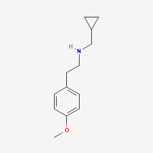 molecular formula C13H19NO B1418608 (Cyclopropylmethyl)[2-(4-methoxyphenyl)ethyl]amine CAS No. 1156172-11-0